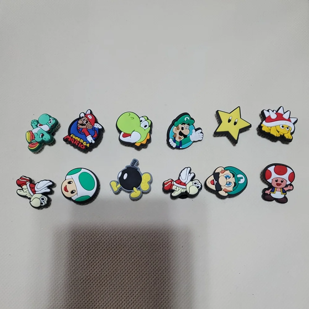 Super Mario Character Shoe Croc Charms Bundle - Picture 1 of 1